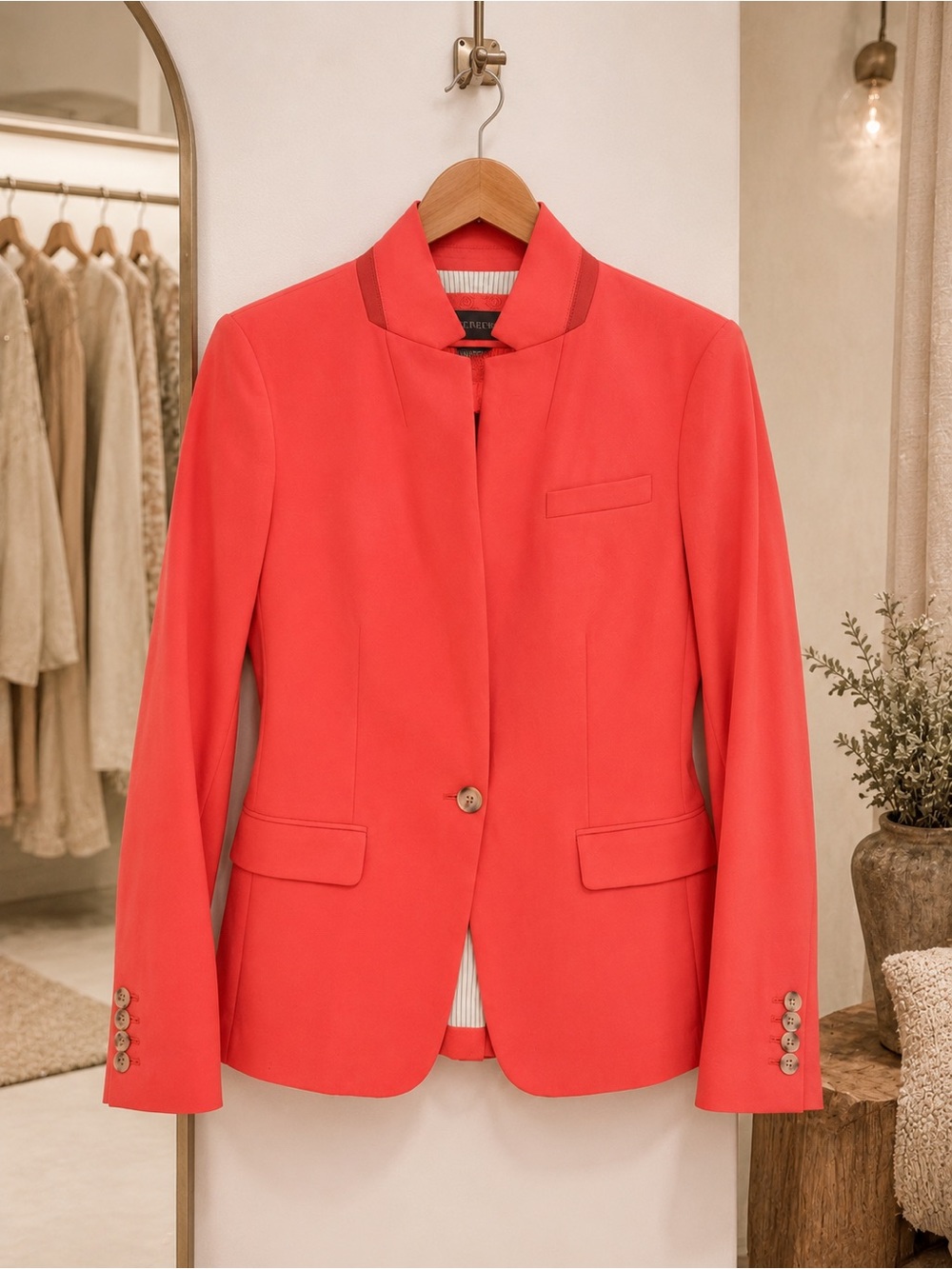 J.Crew Coral Statement Blazer Size 2 | Southern Game Day Chic EUC
